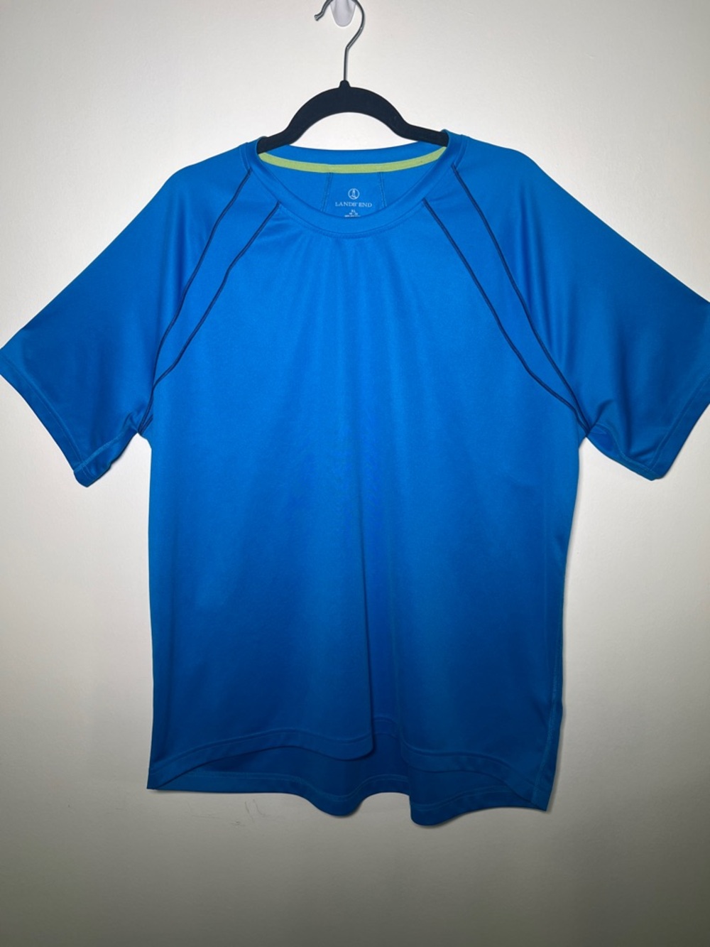 Lands' End Men's Blue Active Tee